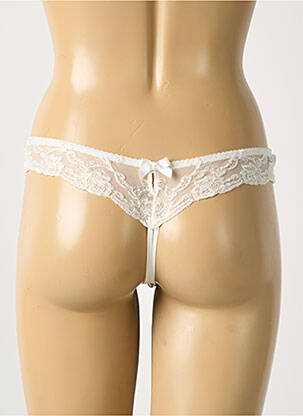 String légère et transparente blanc AMBRA femme