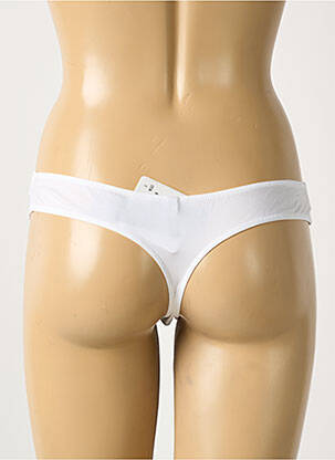 String stretch blanc AMBRA femme