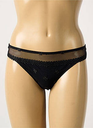 String stretch noir LOUISA BRACQ femme