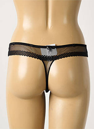 String stretch noir LOUISA BRACQ femme