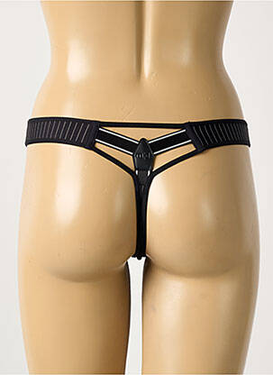 String tissage popeline noir MARLIES DEKKERS femme