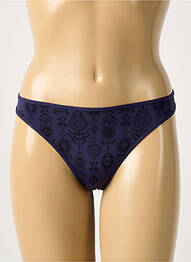 String tissage popeline bleu MARLIES DEKKERS femme
