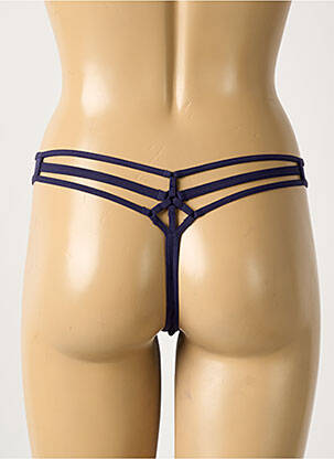 String tissage popeline bleu MARLIES DEKKERS femme