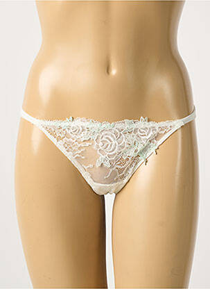 String tissage dentelle blanc AMBRA femme
