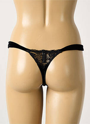 String stretch noir AMBRA femme