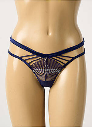 String stretch bleu MILLESIA femme