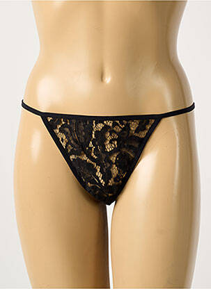 String légère et transparente noir MARJOLAINE femme