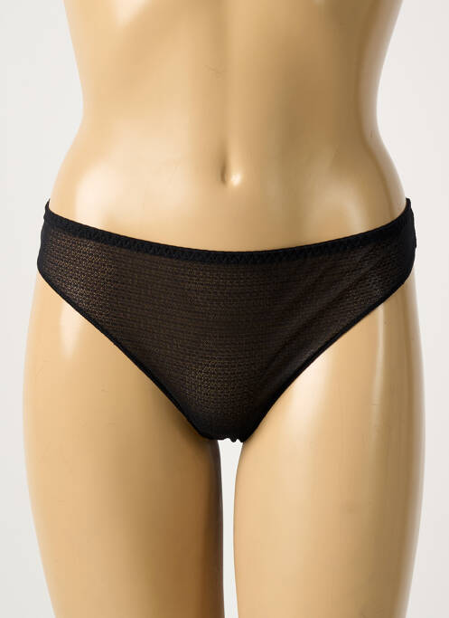 String stretch noir LOUISA BRACQ femme