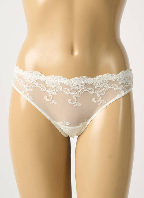 String légère et transparente blanc AMBRA femme