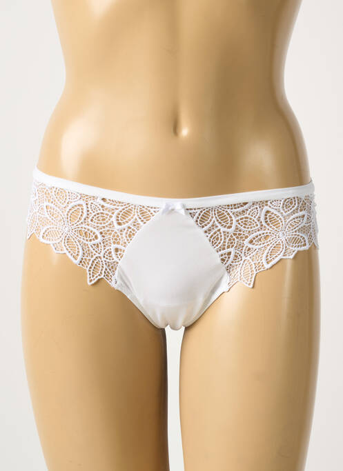 String stretch blanc AMBRA femme