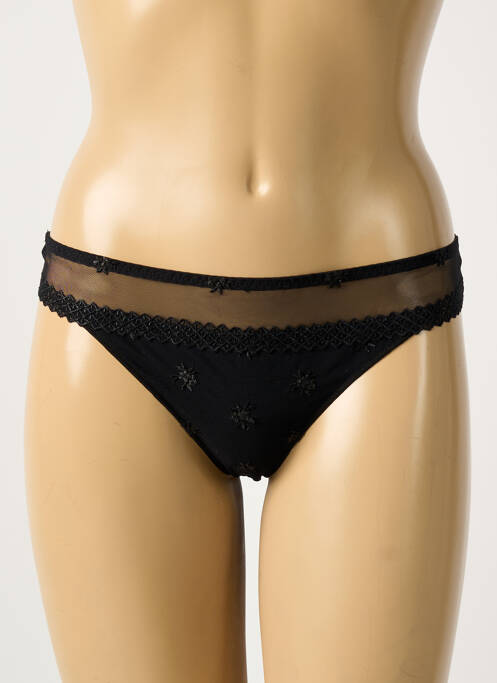 String stretch noir LOUISA BRACQ femme
