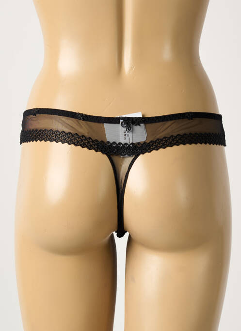 String stretch noir LOUISA BRACQ femme