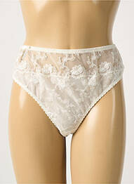 String broderie blanc SECRET D'EVA femme