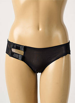Tanga stretch noir CHANTAL THOMASS femme