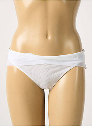 Tanga stretch blanc CHANTAL THOMASS femme