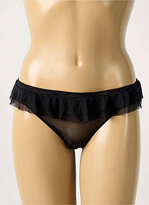 Tanga légère et transparente noir CHANTAL THOMASS femme