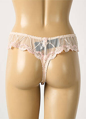 String stretch rose SECRET D'EVA femme