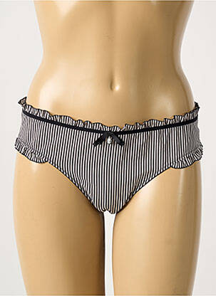 Tanga stretch noir CHANTAL THOMASS femme