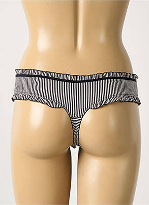 Tanga stretch noir CHANTAL THOMASS femme