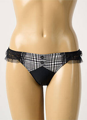 String tissage popeline noir CHANTAL THOMASS femme