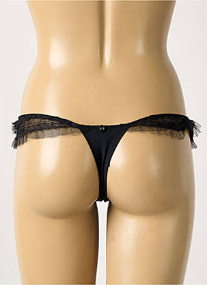 String tissage popeline noir CHANTAL THOMASS femme
