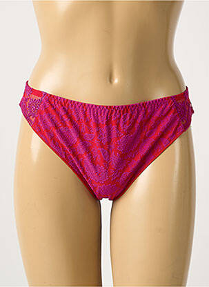Tanga micro fibres rose LOUISA BRACQ femme