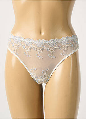 Tanga stretch gris AMBRA femme