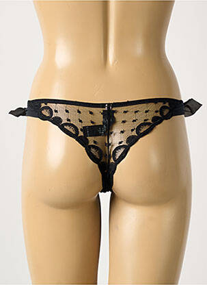 Tanga tanga noir CHANTAL THOMASS femme