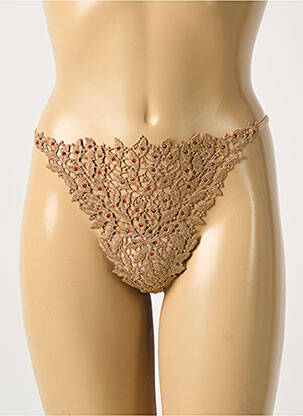 String légère et transparente or AMBRA femme