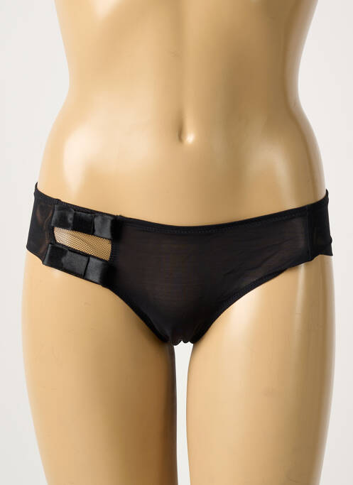 Tanga stretch noir CHANTAL THOMASS femme