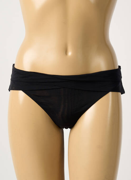 Tanga stretch noir CHANTAL THOMASS femme