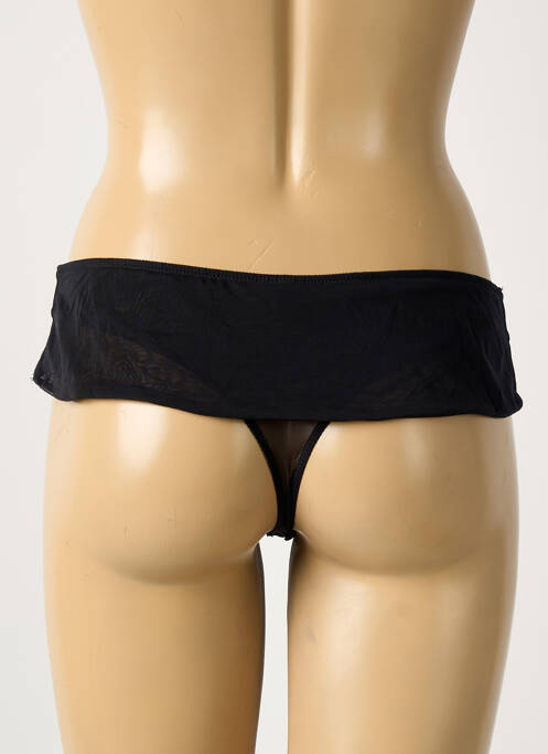 Tanga stretch noir CHANTAL THOMASS femme