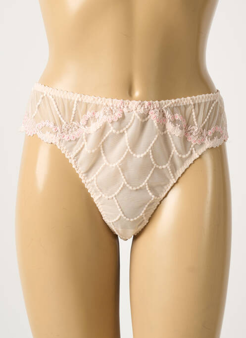 String stretch rose SECRET D'EVA femme