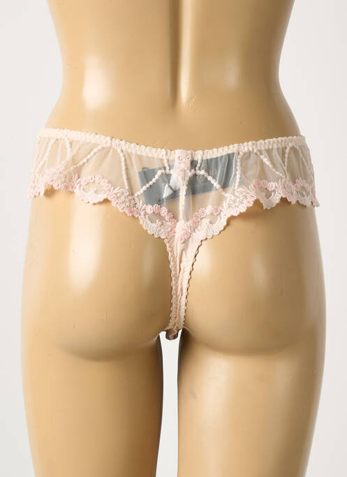 String stretch rose SECRET D'EVA femme