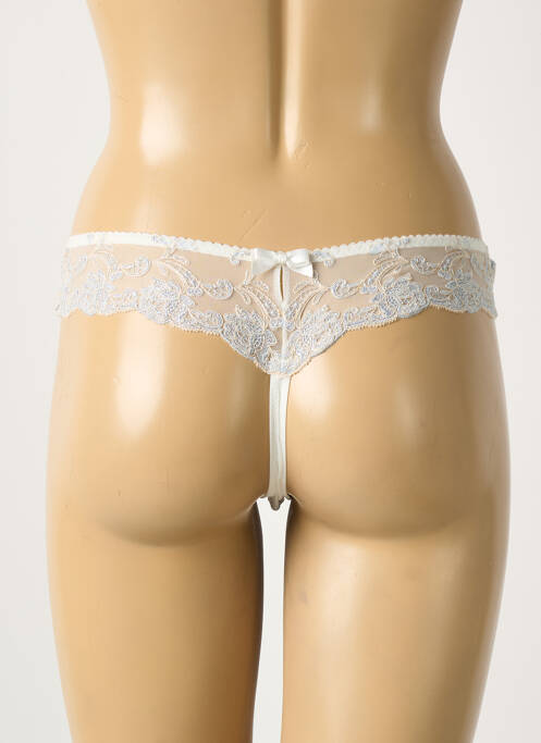 Tanga stretch gris AMBRA femme