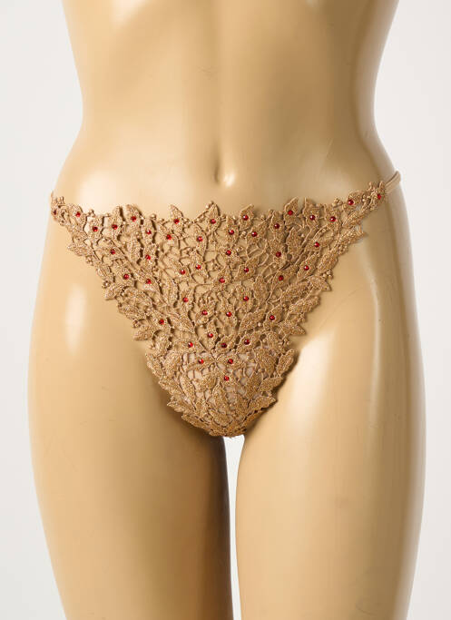 String légère et transparente or AMBRA femme