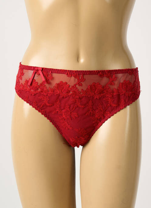 String rouge SECRET D'EVA femme