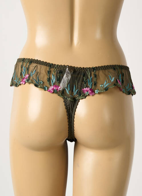 String vert SECRET D'EVA femme