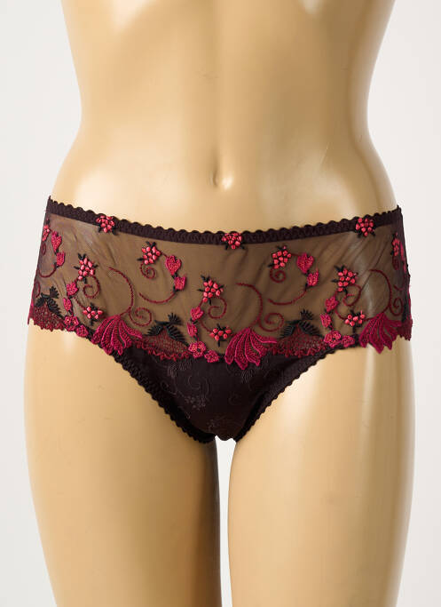 Tanga violet SECRET D'EVA femme