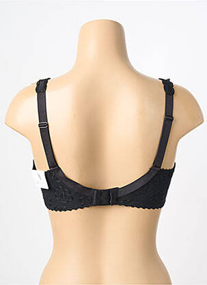 Soutien-gorge broderie haut soutien-gorge emboitant noir LOUISA BRACQ femme