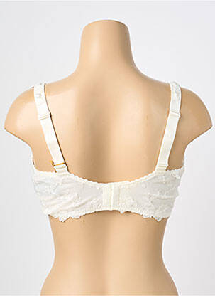 Soutien-gorge broderie haut soutien-gorge emboitant blanc SECRET D'EVA femme