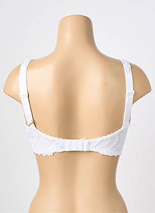 Soutien-gorge broderie blanc SECRET D'EVA femme