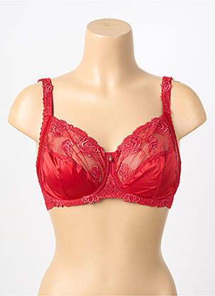 Soutien-gorge haut soutien-gorge emboitant haut soutien-gorge emboitant rouge SECRET D'EVA femme