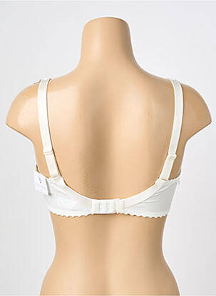 Soutien-gorge broderie haut soutien-gorge emboitant blanc LOUISA BRACQ femme