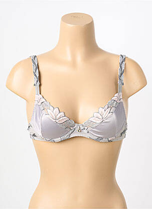 Soutien-gorge haut soutien-gorge balconnet haut soutien-gorge balconnet gris SECRET D'EVA femme