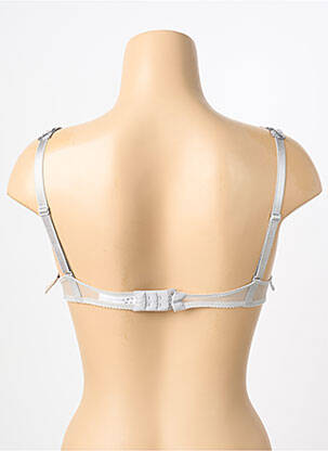 Soutien-gorge broderie gris SECRET D'EVA femme
