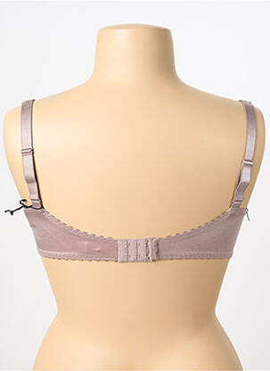 Soutien-gorge sans armature haut soutien-gorge balconnet violet SECRET D'EVA femme