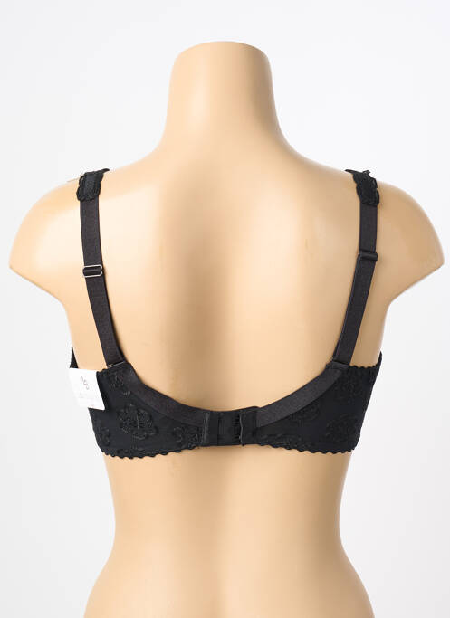 Soutien-gorge broderie haut soutien-gorge emboitant noir LOUISA BRACQ femme
