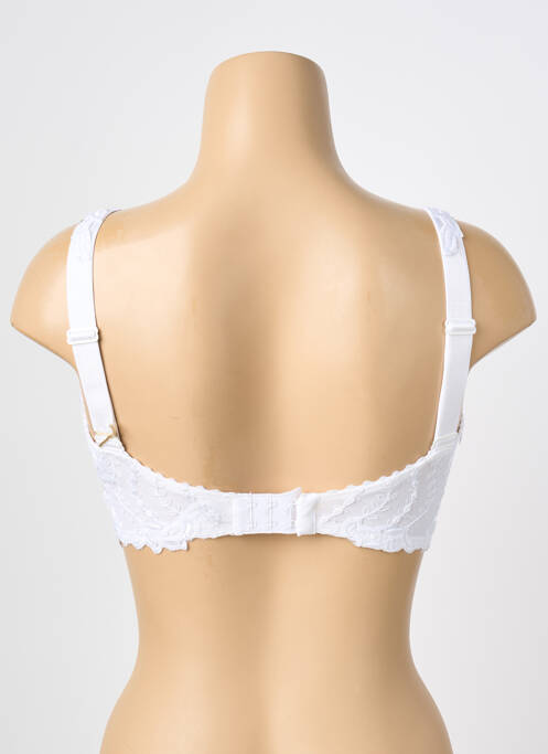 Soutien-gorge broderie blanc SECRET D'EVA femme