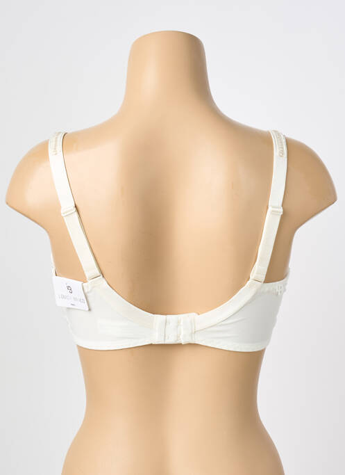 Soutien-gorge broderie haut soutien-gorge emboitant blanc LOUISA BRACQ femme